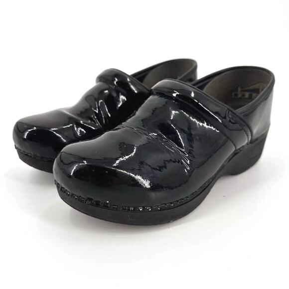 Dansko XP 2.0 Professional Patent Leather Clogs Size 41 US 10.5 Nursing Workwear - Picture 3 of 8